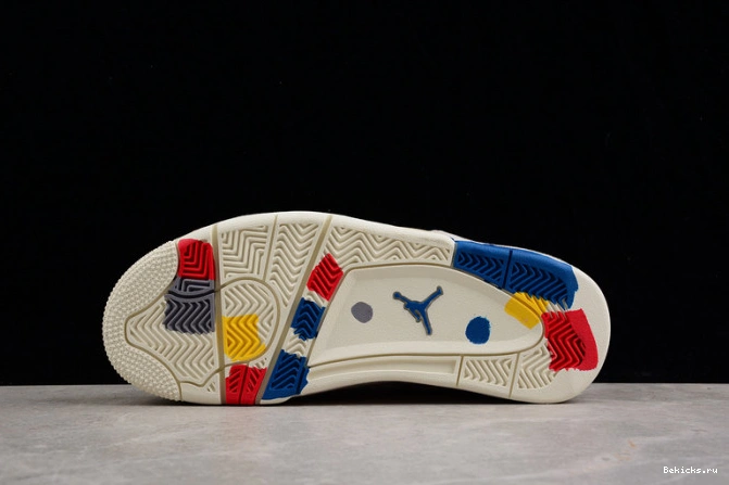 Cheap BK blank canvas dq4909-100 jordan (w) retro 4 1129